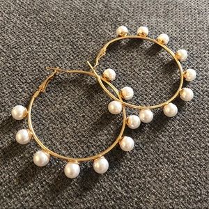 Pearl hoops